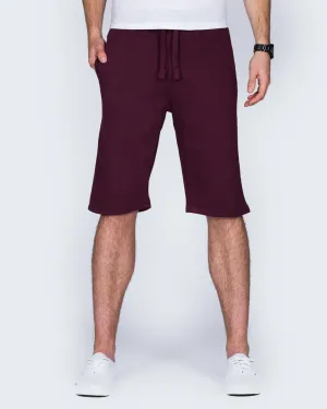 2t Tall Sweat Shorts (burgundy)
