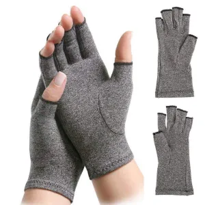 2X Anti-Arthritis Gloves Hand Compression Gloves Support Pain Relief Arthritis Finger Relieve Carpal Tunnel Ache(Small) Small
