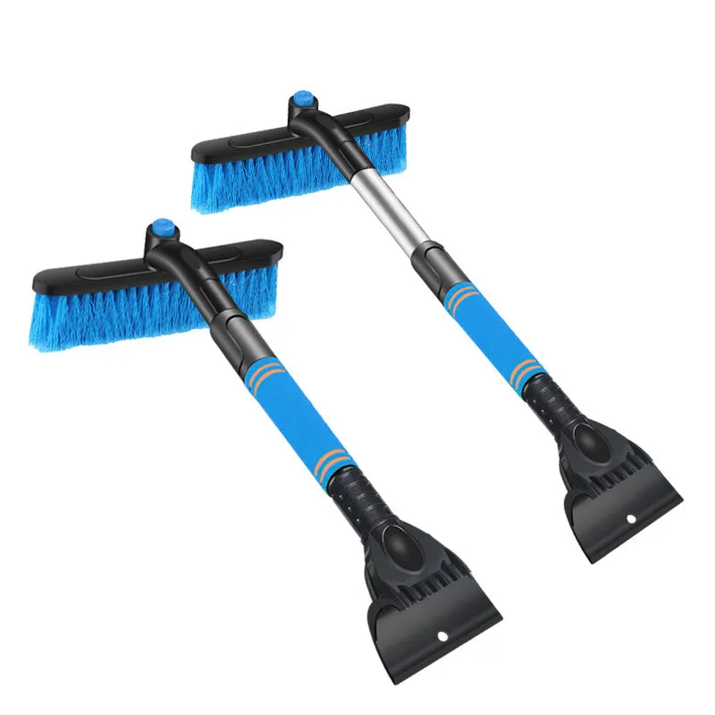 3-in-1 Car Cleaning Tool Snow Shovel Ice Scraper and Extendable Brush | Brodtica.com