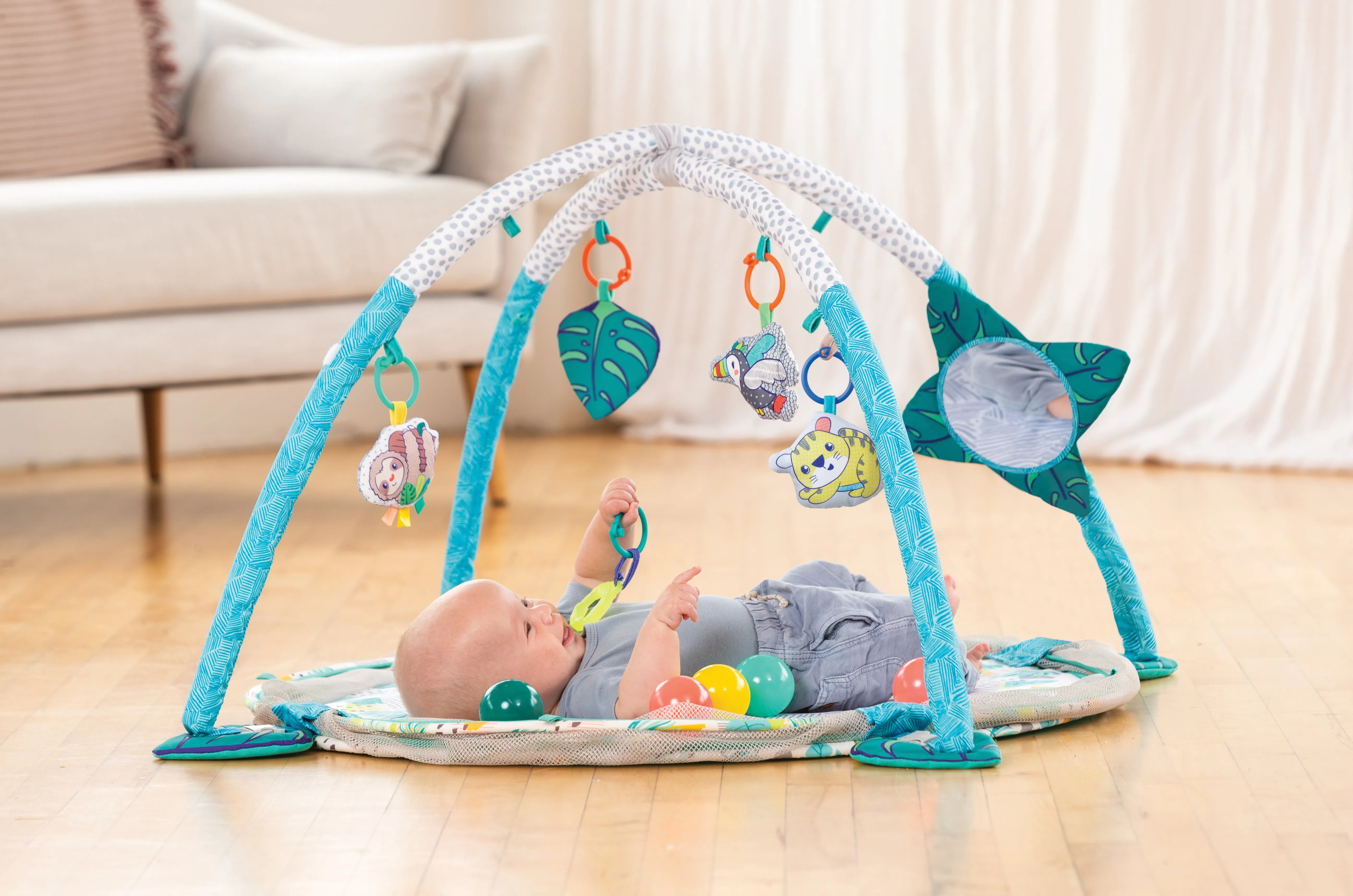 3-IN-1 JUMBO ACTIVITY GYM & BALL PIT