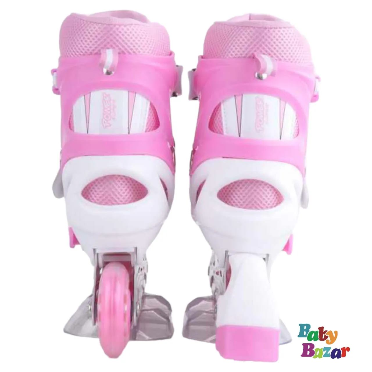 4-wheel Children Adult Kids Roller Skate Shoes |Pink