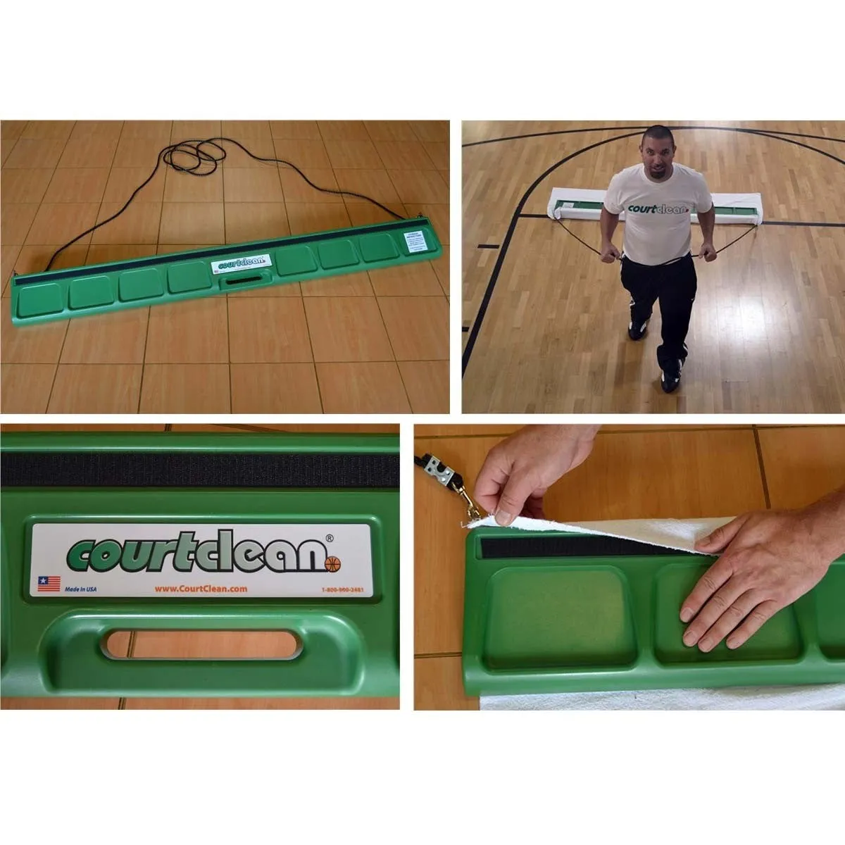6' Court Clean Gym Floor Cleaner