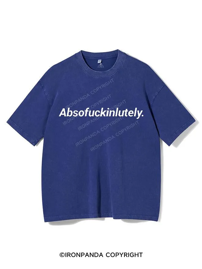 ABSOFUCKINLUTELY VINTAGE GYM SHIRT