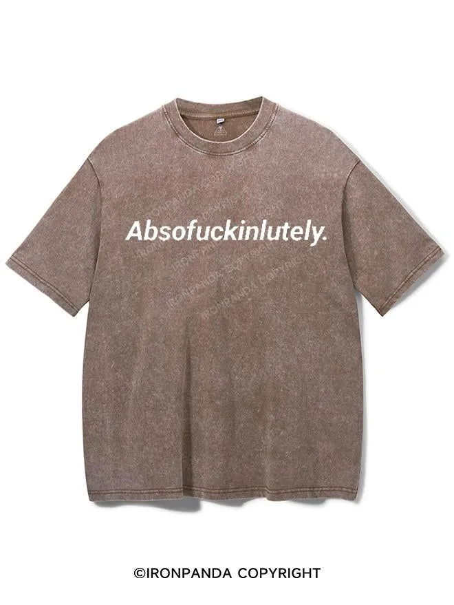 ABSOFUCKINLUTELY VINTAGE GYM SHIRT