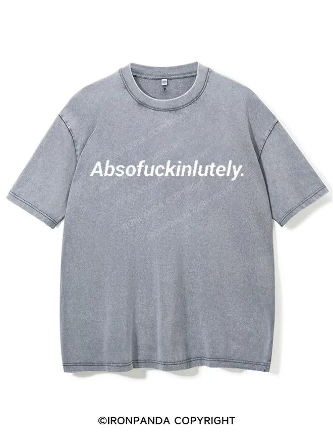 ABSOFUCKINLUTELY VINTAGE GYM SHIRT