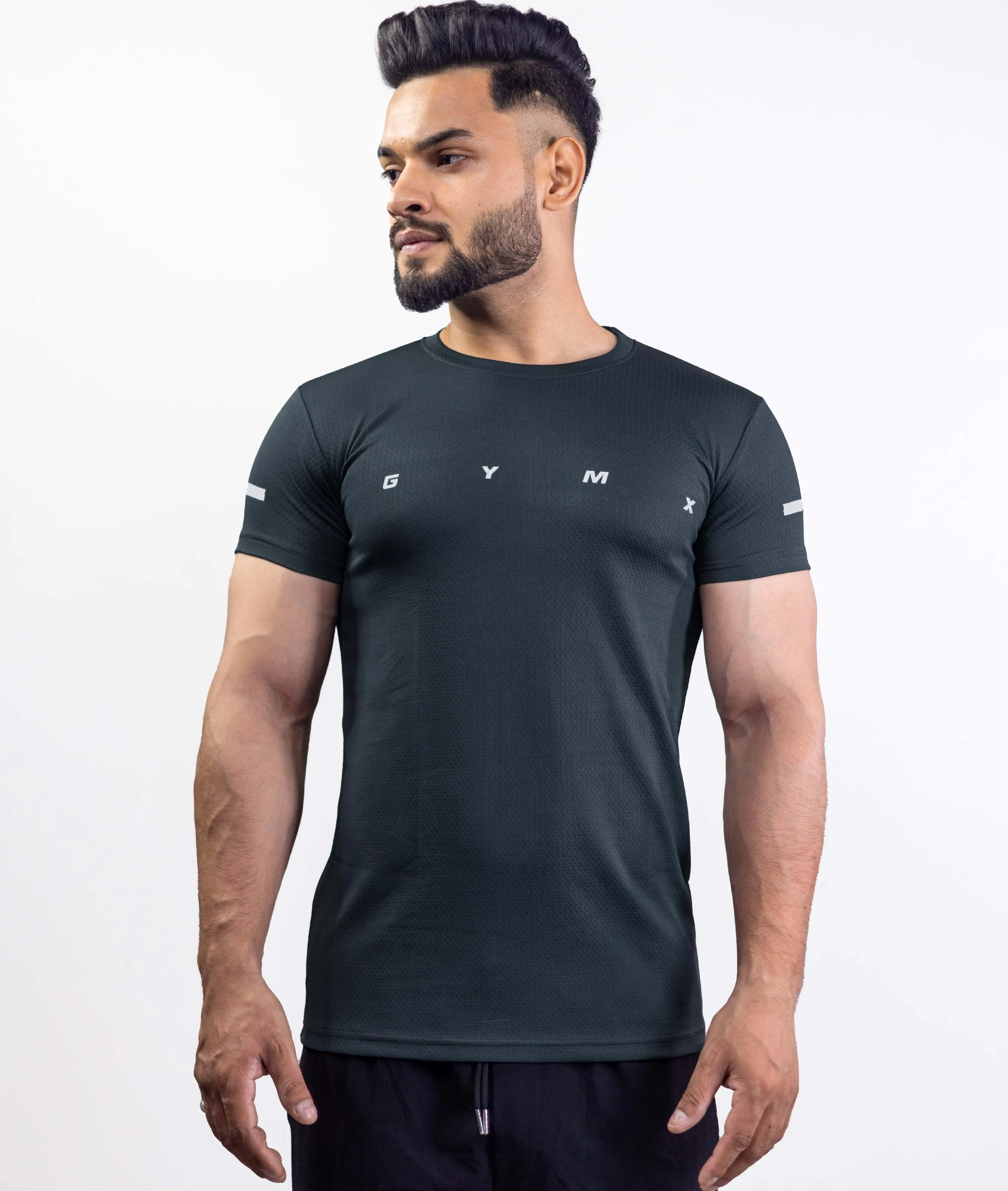 Ace GymX Tees: Mystique Grey