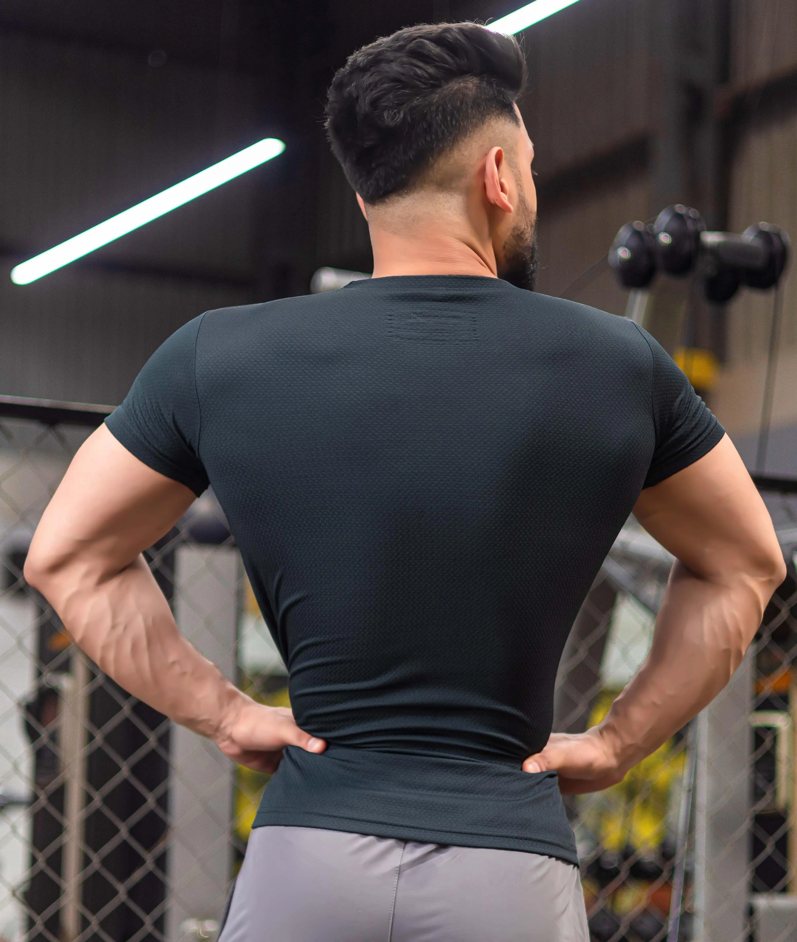Ace GymX Tees: Mystique Grey