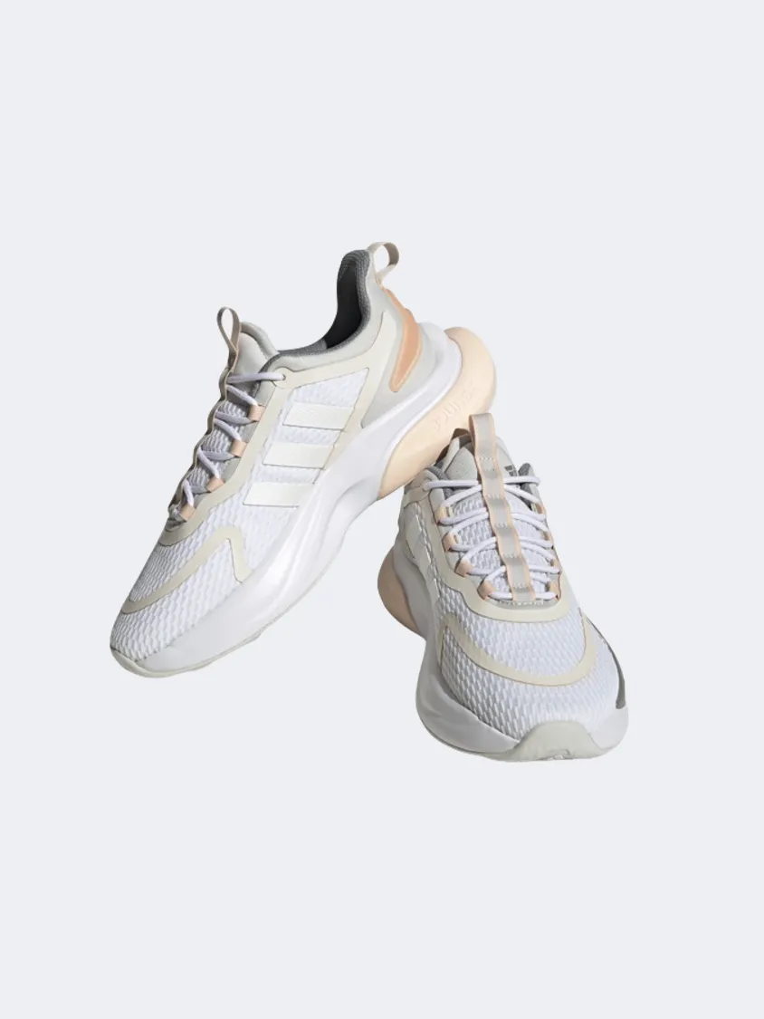 Adidas Alphabounce Women Sportswear Shoes White/Metalic/Grey