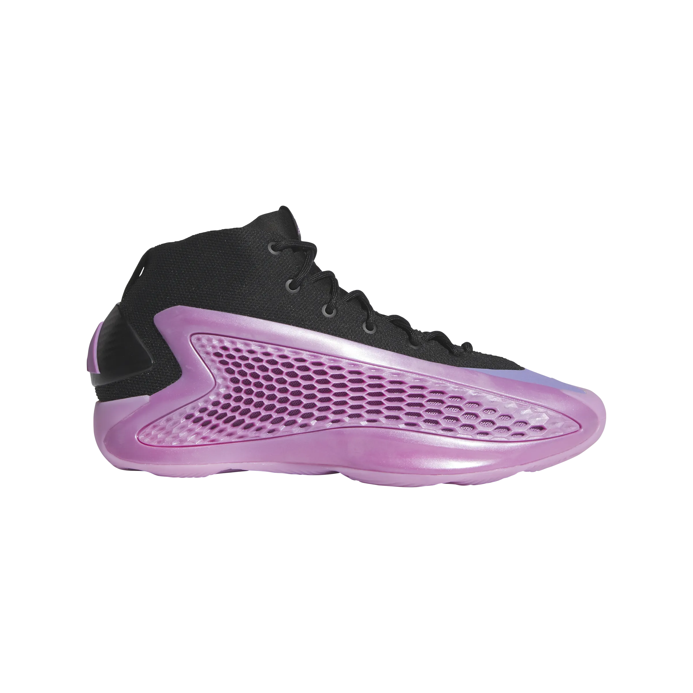 adidas ANTHONY EDWARDS 1 ASCENT MID Basketball Shoes | Core Black-Preloved Purple | Men's