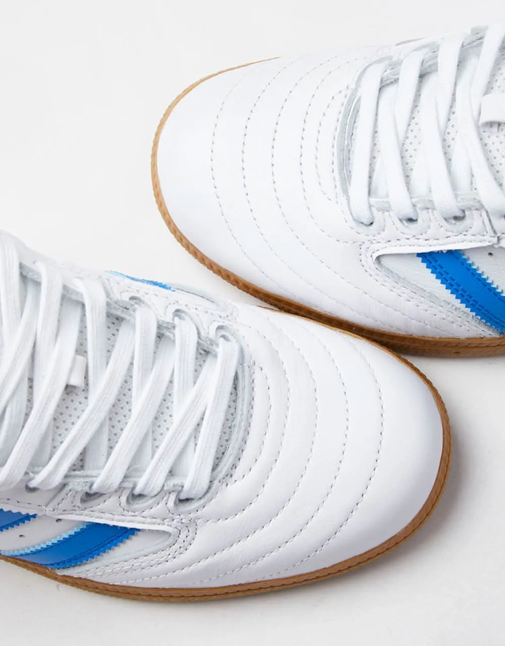 adidas Busenitz Pro Skate Shoes - White/Bluebird/Gold Metallic