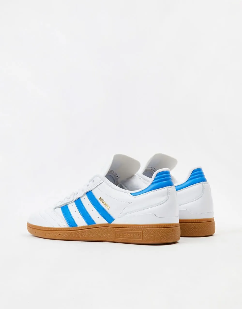 adidas Busenitz Pro Skate Shoes - White/Bluebird/Gold Metallic