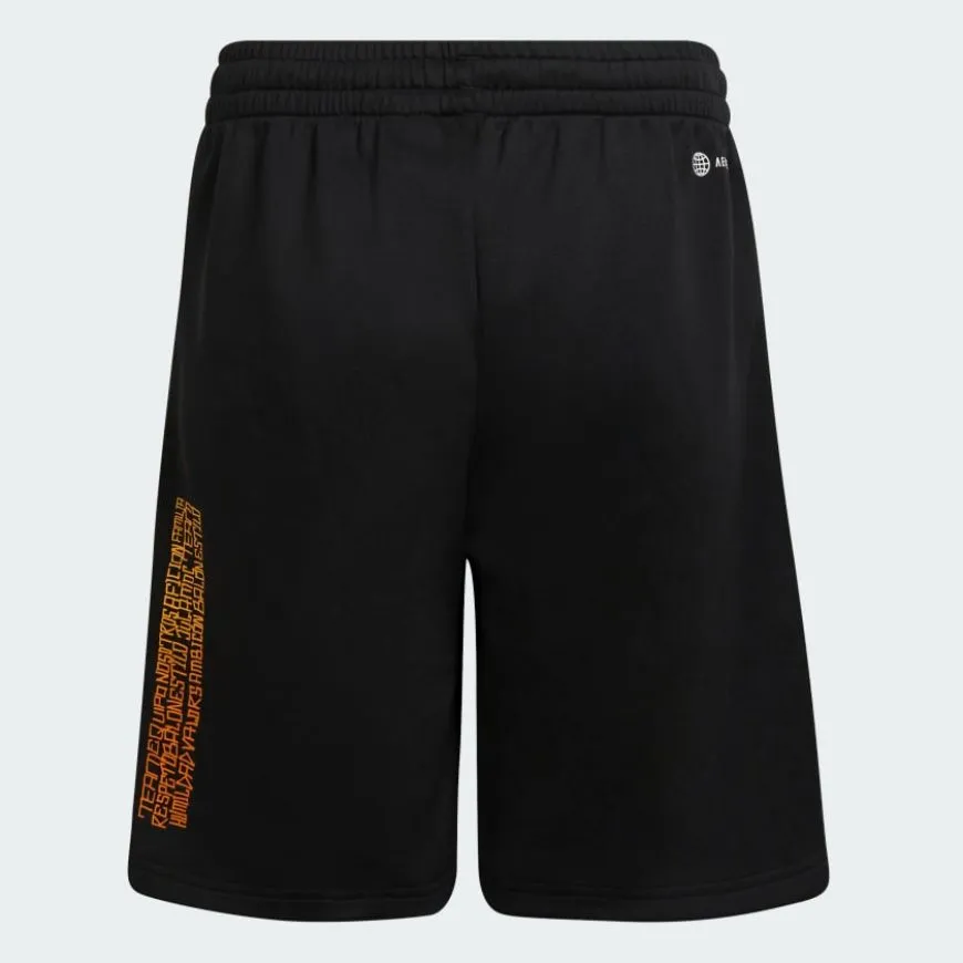 Adidas Messi Boys Training Short Black/Gold