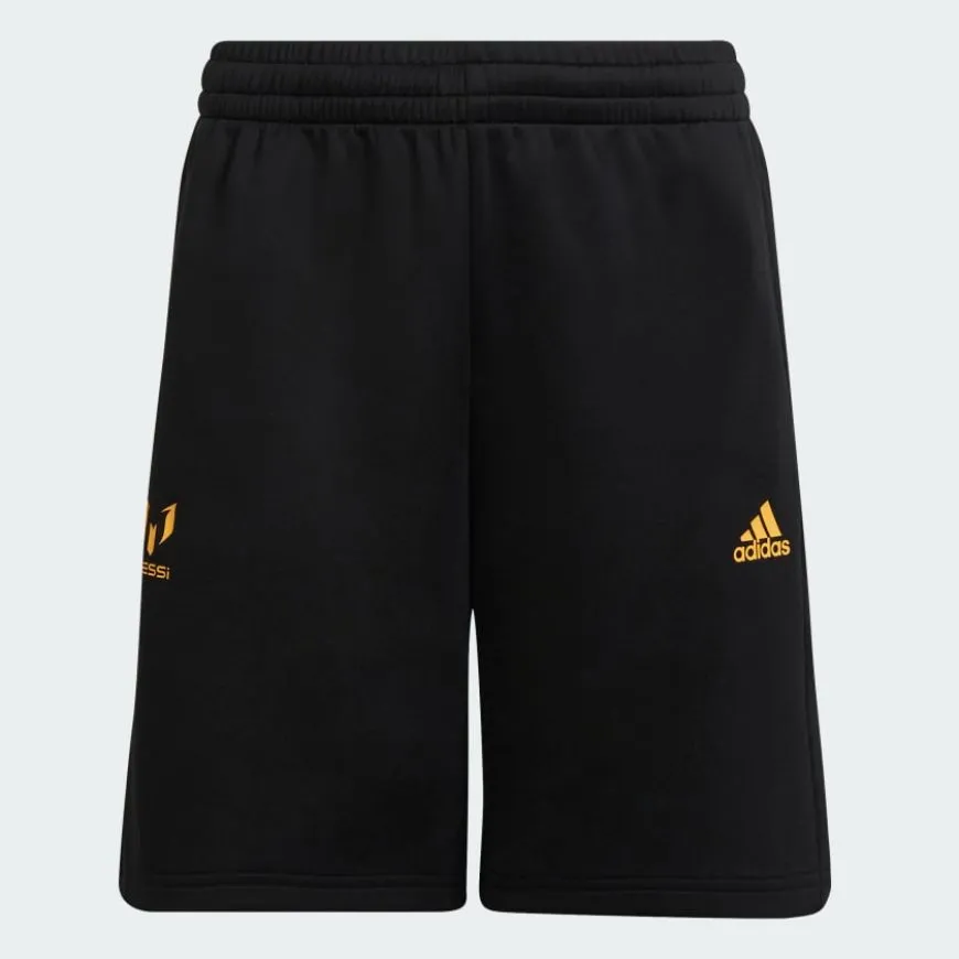Adidas Messi Boys Training Short Black/Gold