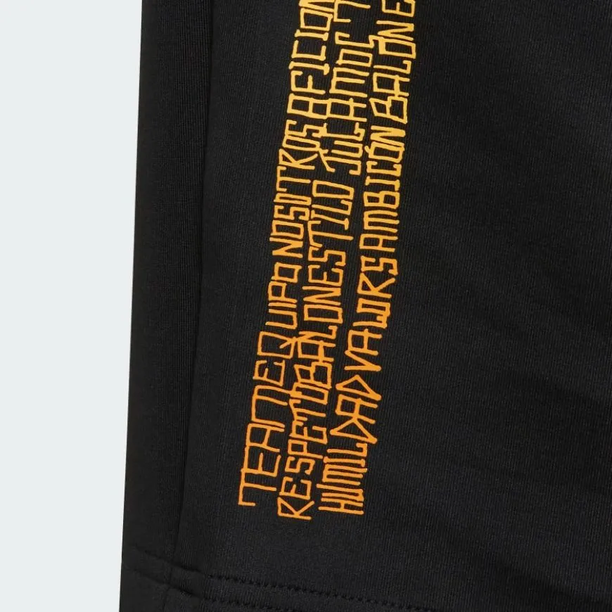 Adidas Messi Boys Training Short Black/Gold