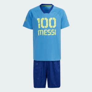 Adidas Messi Football-Inspired Gs-Boys Training Suit Blue/Yellow