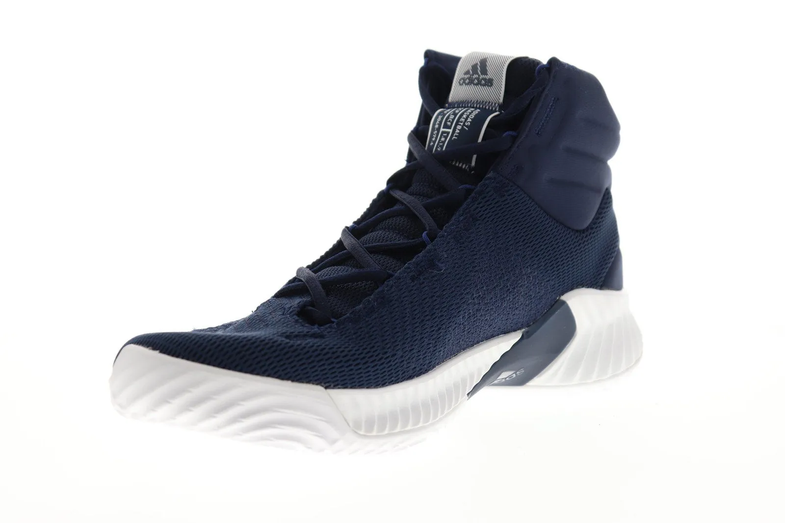 Adidas Pro Bounce 2018 AH2666 Mens Blue High Top Athletic Gym Basketball Shoes