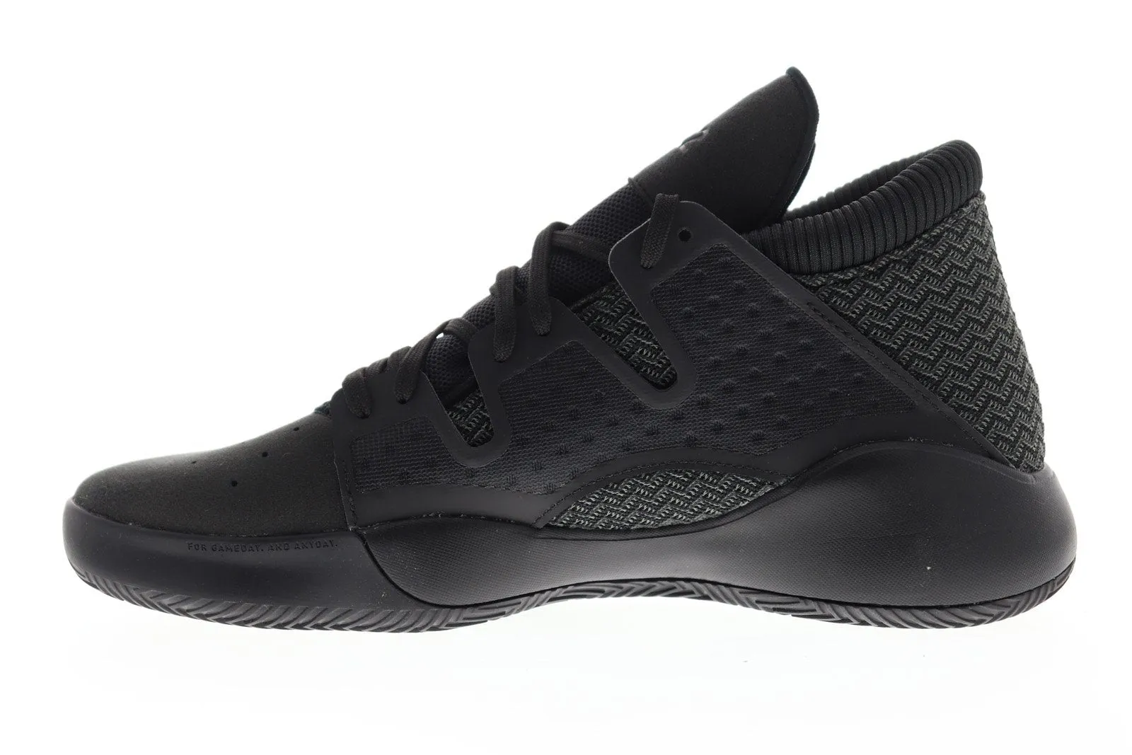 Adidas Pro Vision BB9303 Mens Black Canvas Mid Top Athletic Gym Basketball Shoes