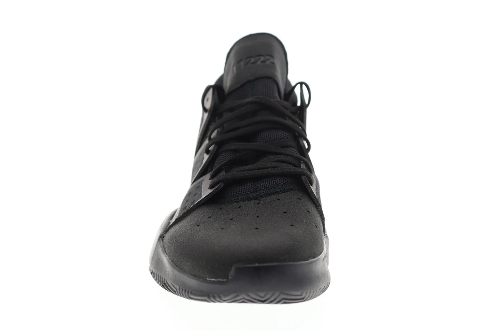 Adidas Pro Vision BB9303 Mens Black Canvas Mid Top Athletic Gym Basketball Shoes