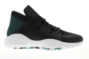 Adidas Pro Vision D96946 Mens Black Canvas Mid Top Athletic Gym Basketball Shoes