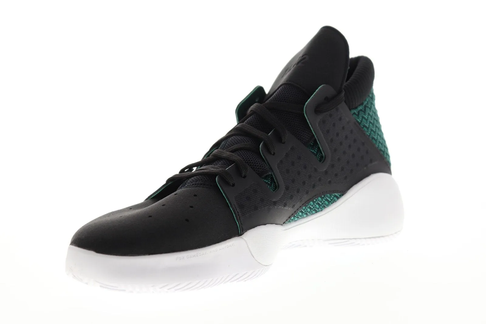 Adidas Pro Vision D96946 Mens Black Canvas Mid Top Athletic Gym Basketball Shoes