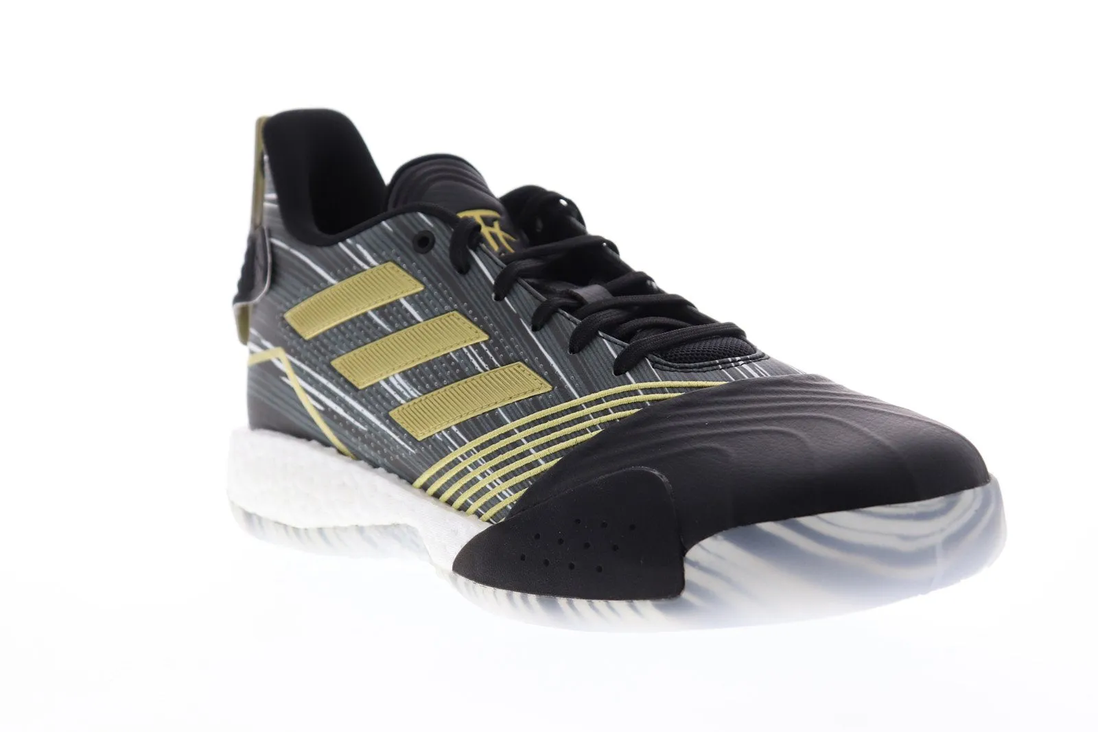 Adidas T-Mac Millennium EE3678 Mens Black Low Top Athletic Gym Basketball Shoes
