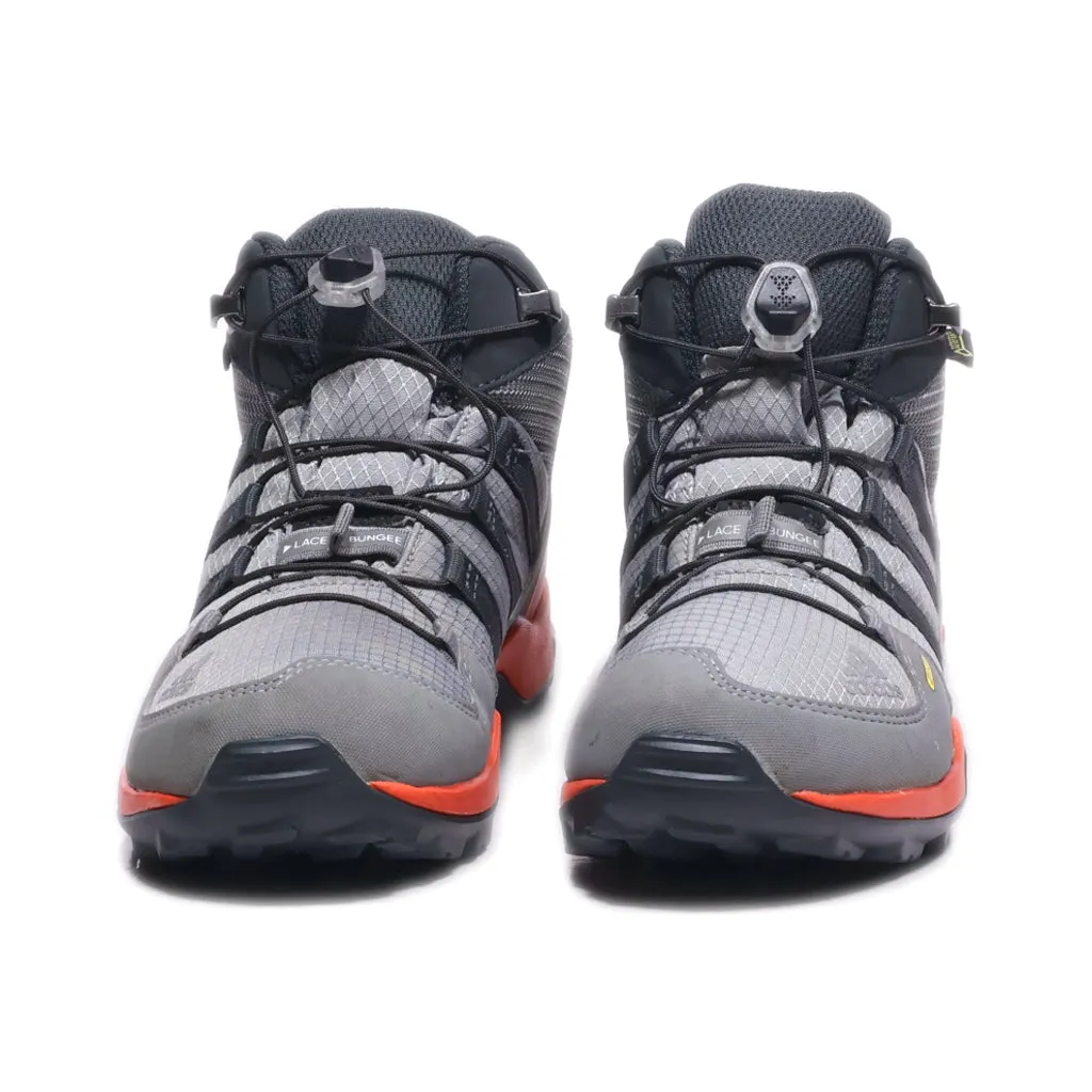 Adidas Terrex Mid Gtx Ankle Boots Fabric Grey Colour For Kids