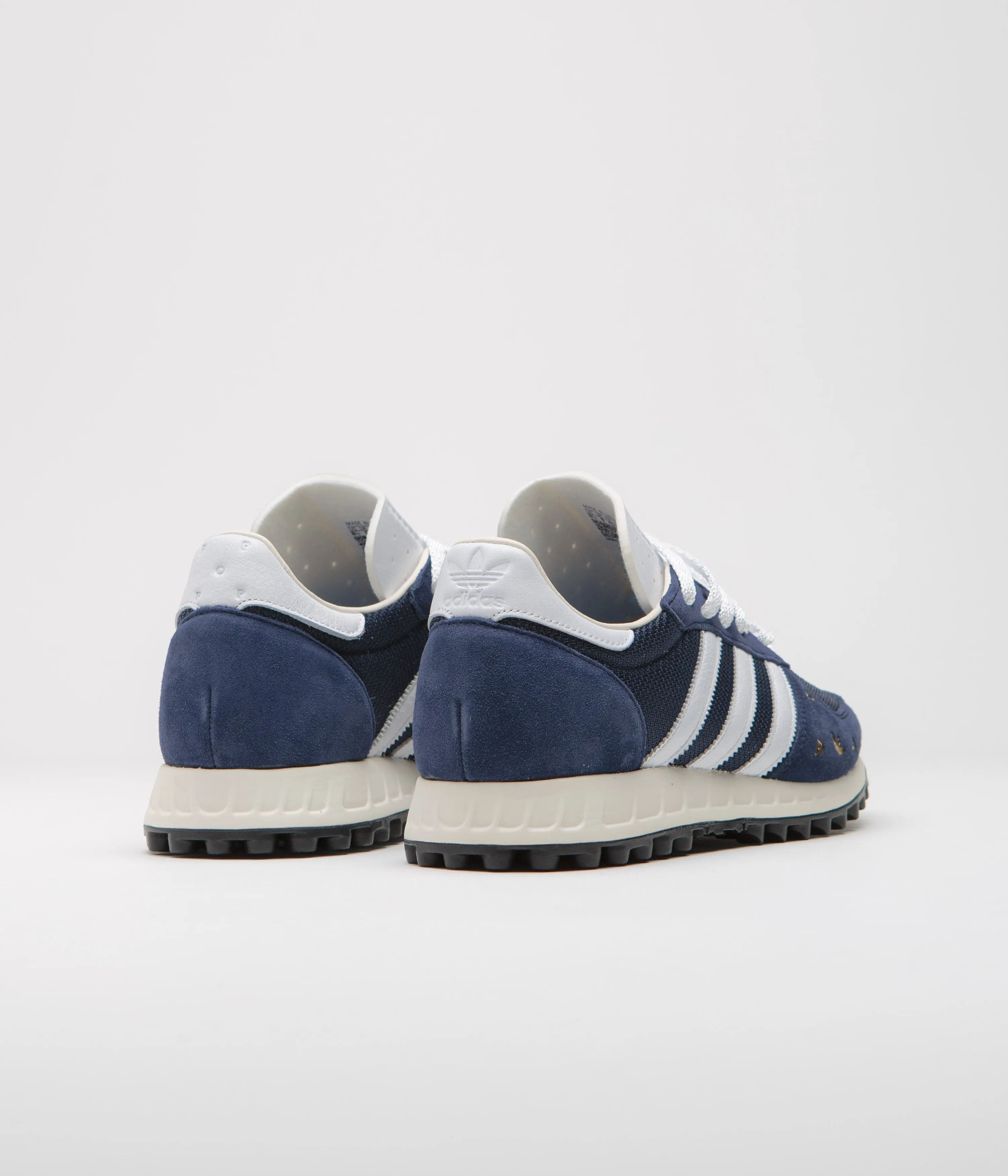 Adidas x Pop Trading Company TRX Shoes - Collegiate Navy / FTWR White / Chalk White