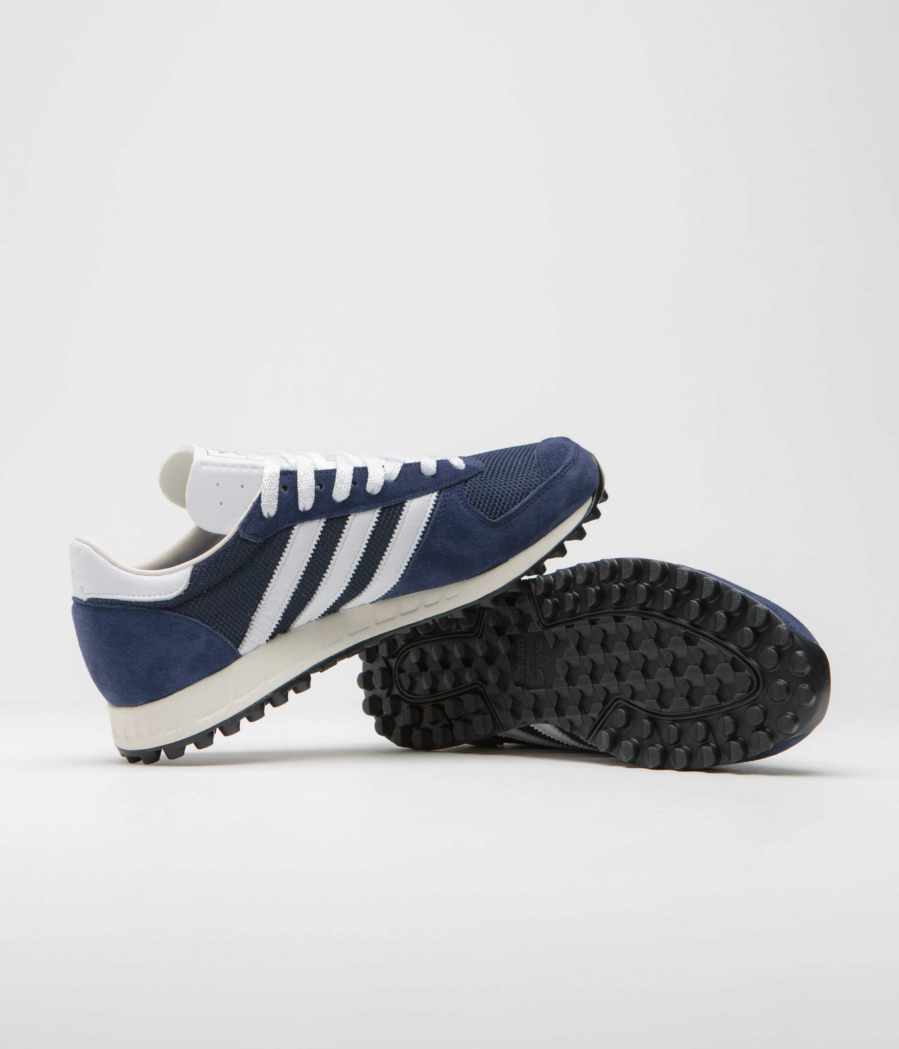 Adidas x Pop Trading Company TRX Shoes - Collegiate Navy / FTWR White / Chalk White