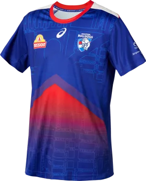 AFL 2024 Training Tee - Western Bulldogs - Adult - ASICS