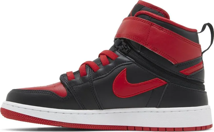 Air Jordan 1 High FlyEase GS Bred, red