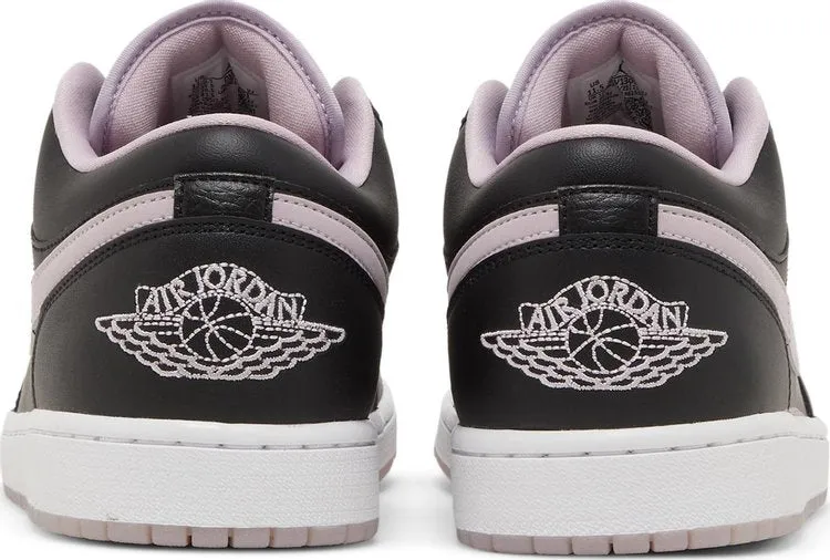 Air Jordan 1 Low SE Black Iced Lilac Sneakers, black