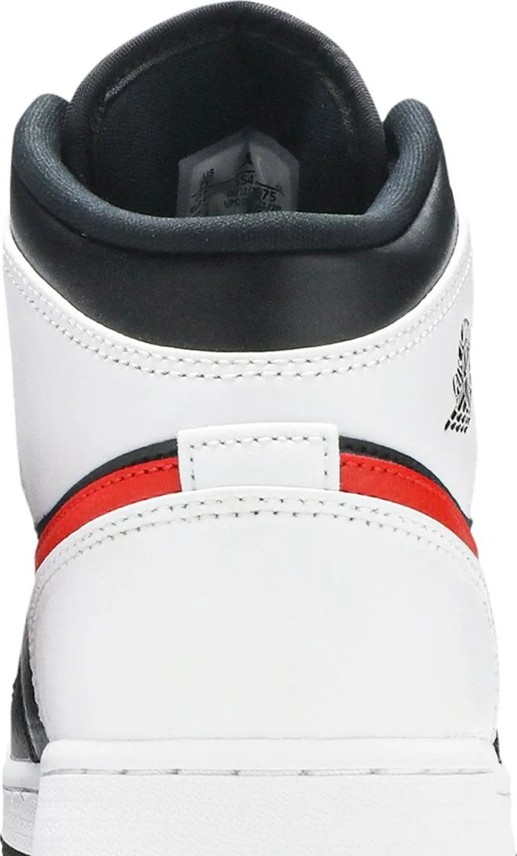 Air Jordan 1 Mid GS Chile Red, black