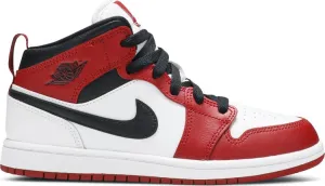 Air Jordan 1 Mid PS Chicago, black and red