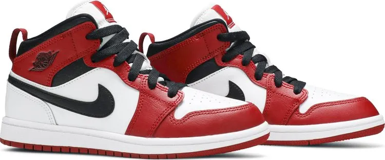 Air Jordan 1 Mid PS Chicago, black and red