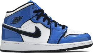 Air Jordan 1 Mid SE GS Signal Blue