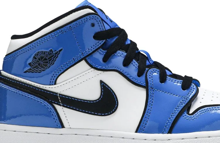 Air Jordan 1 Mid SE GS Signal Blue