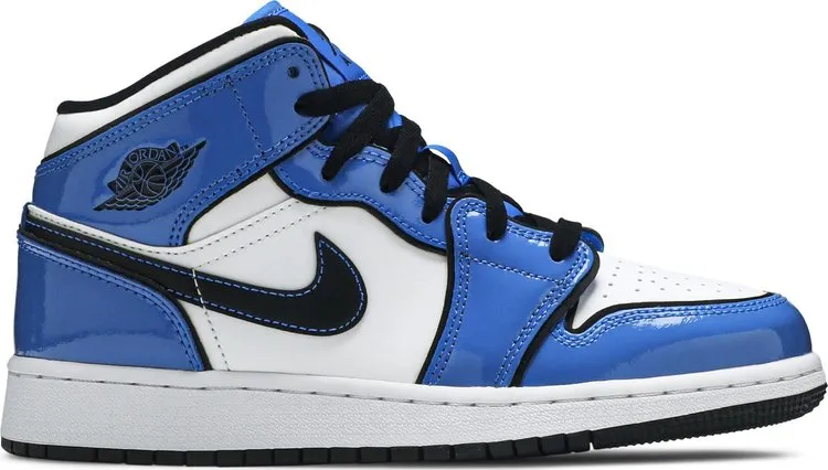 Air Jordan 1 Mid SE GS Signal Blue