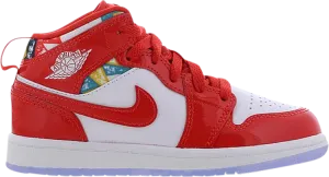 Air Jordan 1 Mid SE PS Barcelona Sweater, red