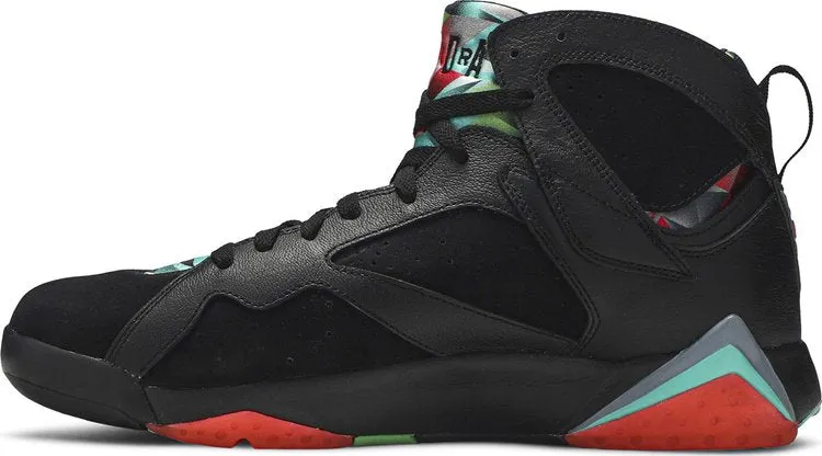 Air Jordan 7 Retro 30th Barcelona Nights Sneakers, Black
