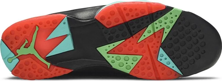 Air Jordan 7 Retro 30th Barcelona Nights Sneakers, Black
