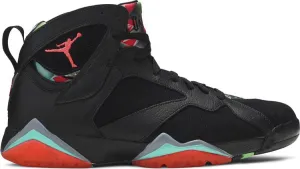 Air Jordan 7 Retro 30th Barcelona Nights Sneakers, Black
