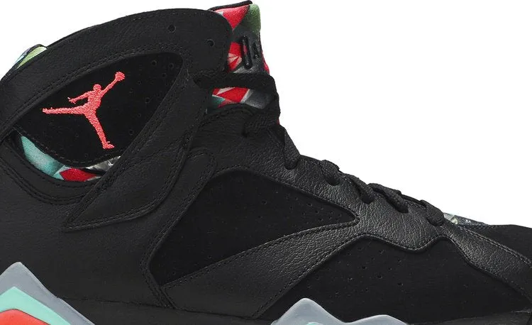 Air Jordan 7 Retro 30th Barcelona Nights Sneakers, Black
