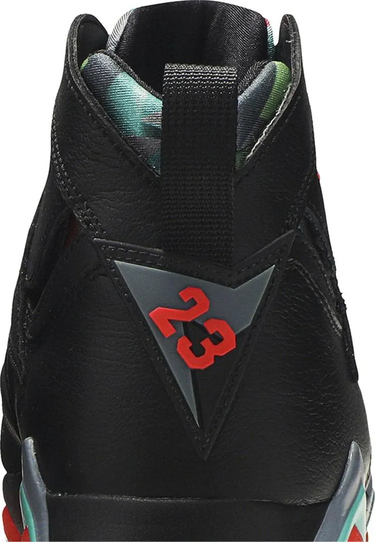 Air Jordan 7 Retro 30th Barcelona Nights Sneakers, Black
