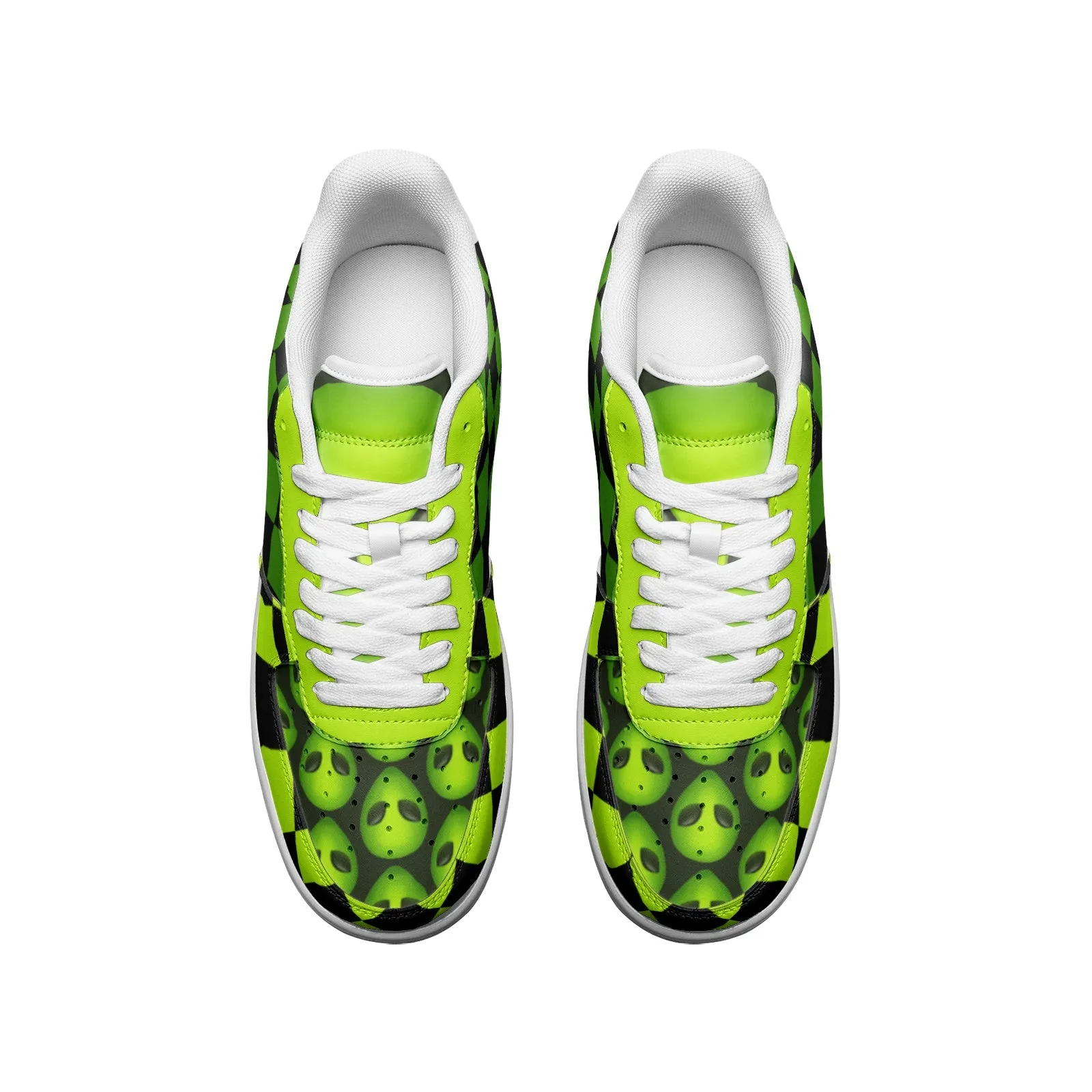 Alien Unisex Low Top Leather Sneakers