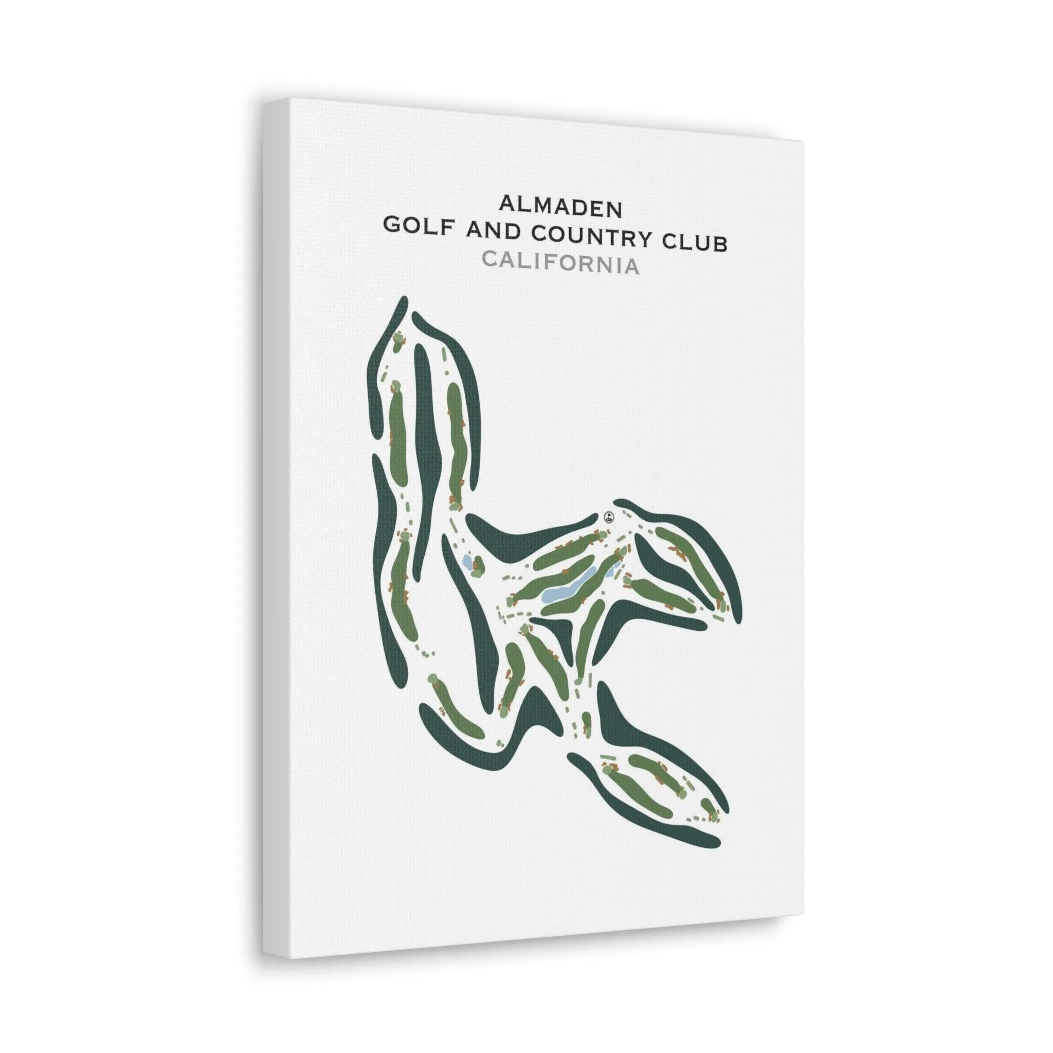 Almaden Golf & Country Club, California - Printed Golf Course