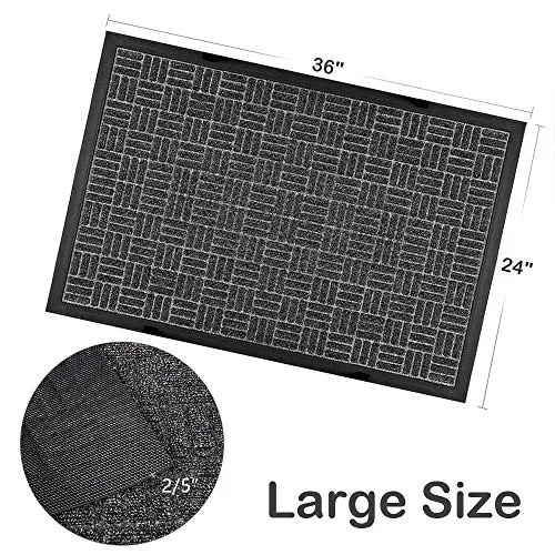 Amagabeli Large Outdoor Door Mats 36" x 24" for Front Door Entrance Outside BG213