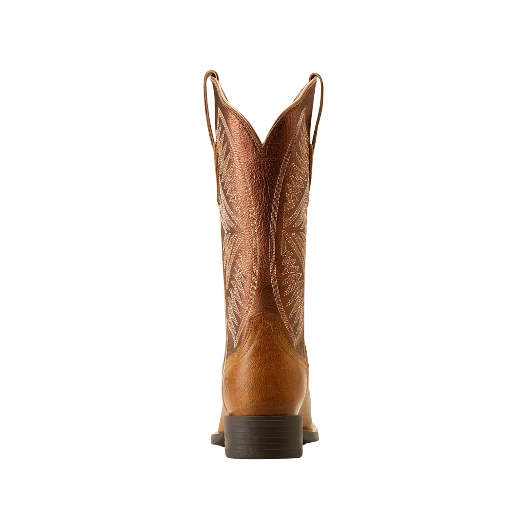 Ariat Women's Round Up Ruidoso Western Pearliburnished Chestnut Boots