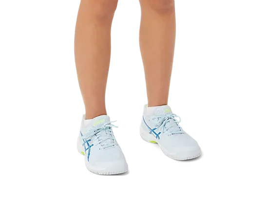 Asics Kids's GEL-RESOLUTION 9 GS Tennis Shoes in White/Amethyst