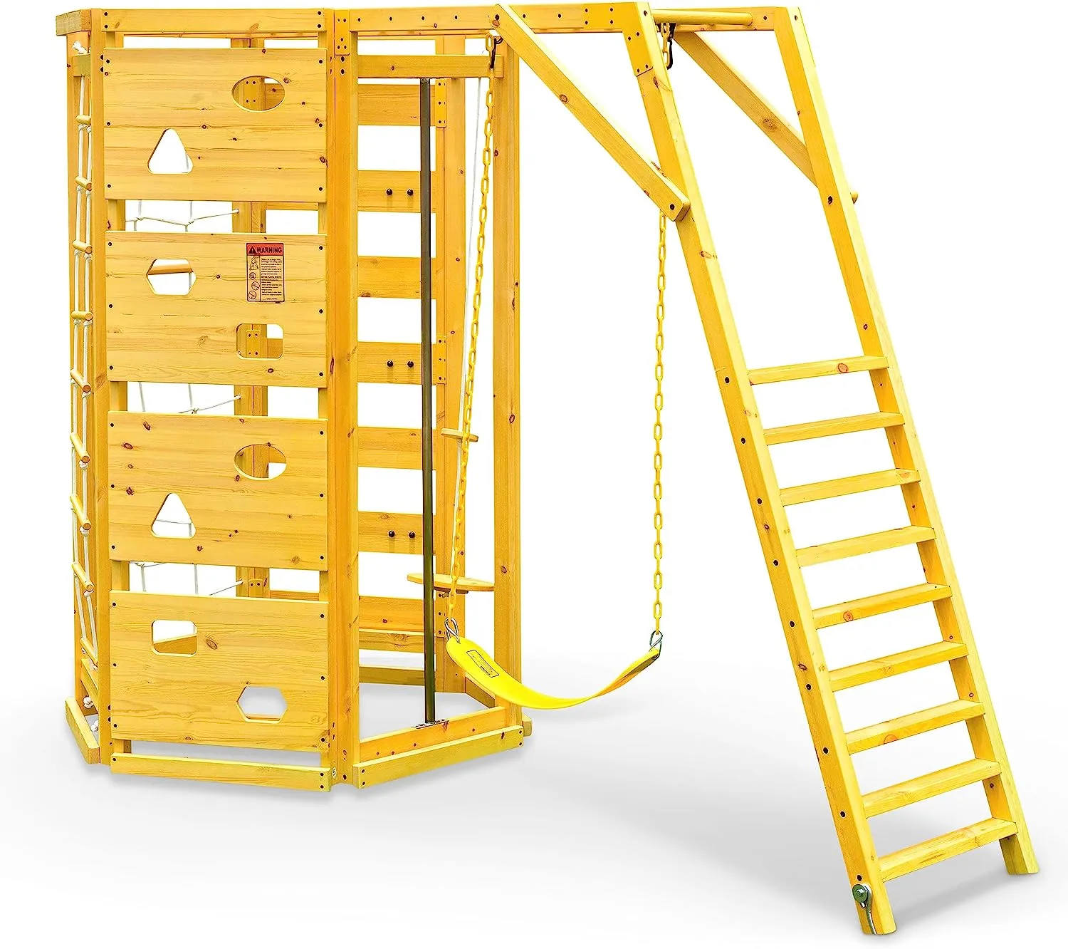 Avenlur Hawthorn - Outdoor Climber with Monkey Bars, Swing, and Octagon Climber Playset