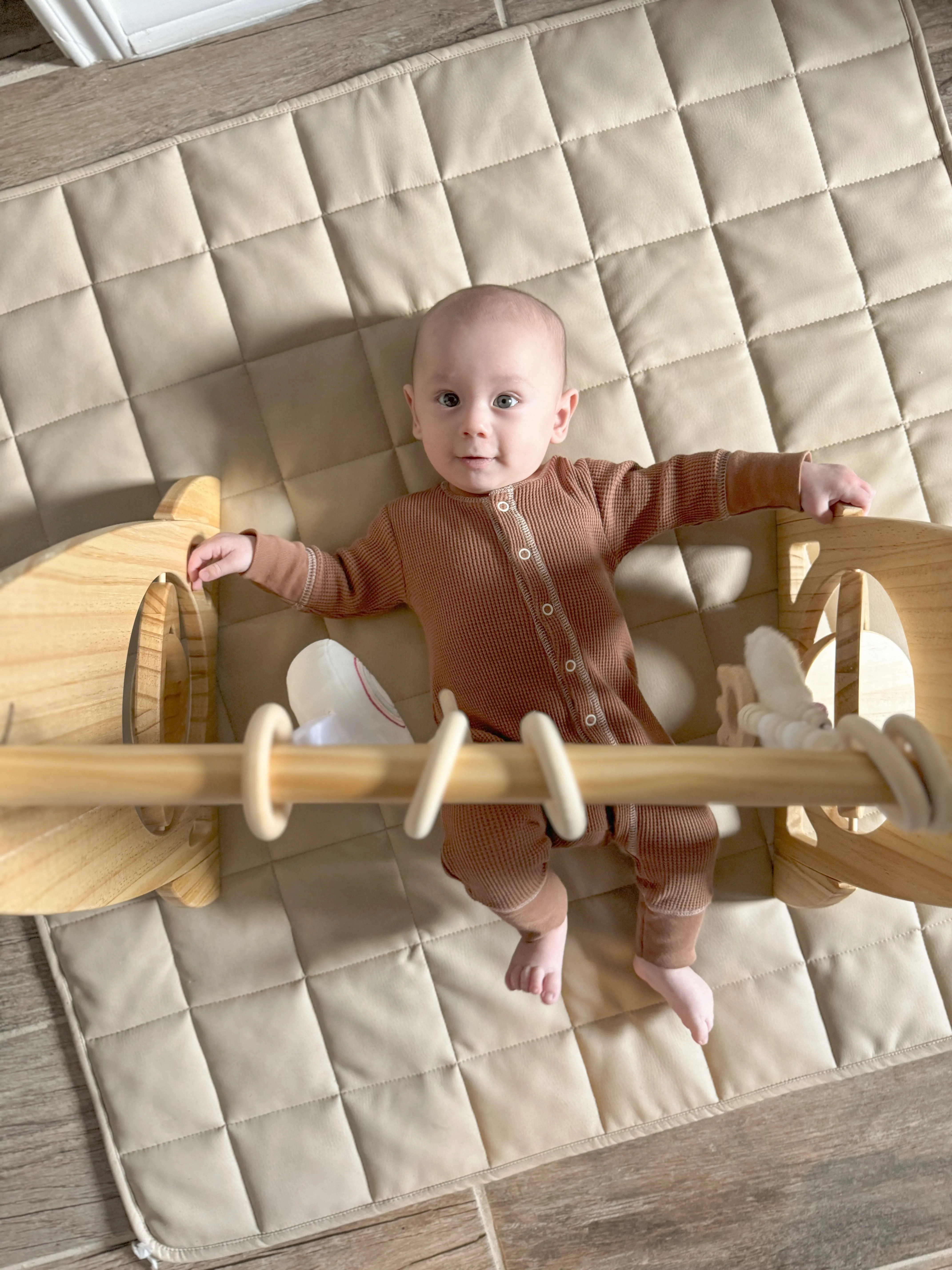 Avenlur Lilac Wooden Baby Gym